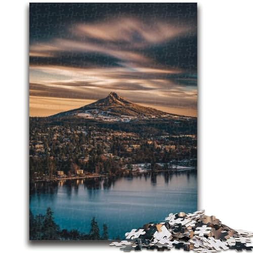 1000-teiliges Puzzle für Erwachsene und Jugendliche, wunderschöne Berge und Seen, Lernspiele, Heimdekoration, geeignet für die Schreibtischdekoration, 26x38cm 1000-teiliges Puzzle für Erwachsene und Jugendliche, wunderschöne Berge und Seen, Lernspiele, Heimdekoration, geeignet für die Schreibtischdekoration, 26x38cm von ZKYUBEK