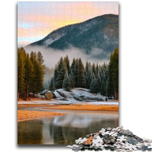 1000-teiliges Puzzle für Erwachsene und Jugendliche, wunderschöne Berge und Seen, Lernspiele, Heimdekoration ganze Familie, 50x75cm 1000-teiliges Puzzle für Erwachsene und Jugendliche, wunderschöne Berge und Seen, Lernspiele, Heimdekoration ganze Familie, 50x75cm von ZKYUBEK