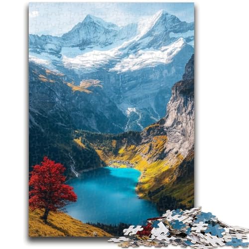 1000-teiliges Puzzle für Erwachsene und Jugendliche, wunderschöne Berge und Seen, für Lernspiele, Herausforderungsspielzeug, einzigartige Heimdekoration und Geschenke, 50x75cm 1000-teiliges Puzzle für Erwachsene und Jugendliche, wunderschöne Berge und Seen, für Lernspiele, Herausforderungsspielzeug, einzigartige Heimdekoration und Geschenke, 50x75cm von ZKYUBEK