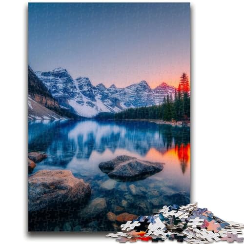 1000-teiliges Puzzle für Erwachsene und Jugendliche, wunderschöne Berge und Seen, für Lernspiele, Herausforderungsspielzeug, verbessert das Gedächtnis für 14-Jährige, 26x38cm 1000-teiliges Puzzle für Erwachsene und Jugendliche, wunderschöne Berge und Seen, für Lernspiele, Herausforderungsspielzeug, verbessert das Gedächtnis für 14-Jährige, 26x38cm von ZKYUBEK
