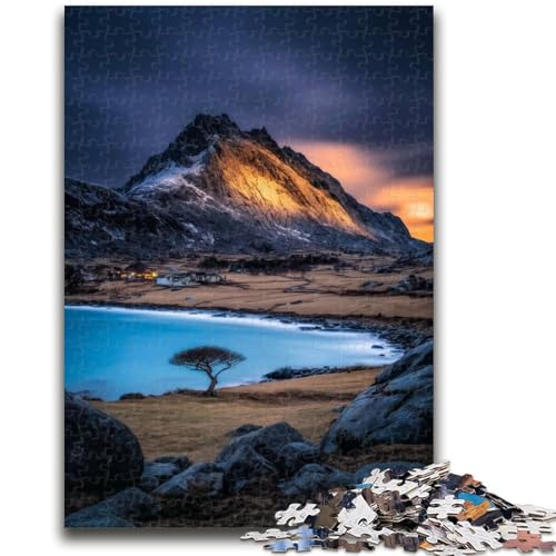 1000-teiliges Puzzle für Erwachsene und Jugendliche, wunderschöne Berge und Seen, geeignet für Personen ab 14 Jahren, Lernspiele, Wichtelgeschenke, 50x75cm 1000-teiliges Puzzle für Erwachsene und Jugendliche, wunderschöne Berge und Seen, geeignet für Personen ab 14 Jahren, Lernspiele, Wichtelgeschenke, 50x75cm von ZKYUBEK