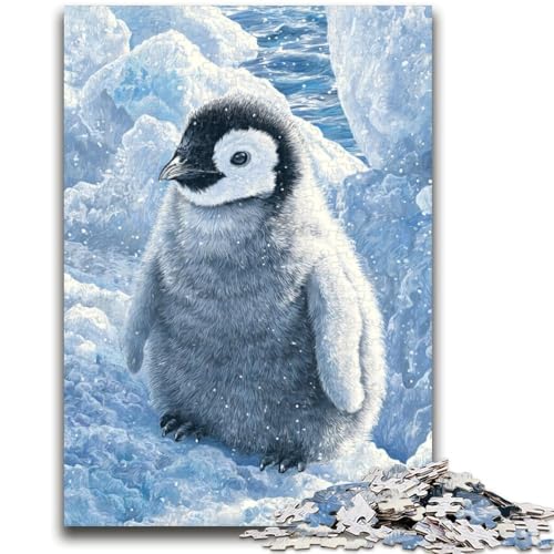 1000-teiliges Puzzle für Erwachsene und Teenager, Baby-Pinguin, für Lernspiele, Herausforderungsspielzeug, einzigartige Heimdekoration und Geschenke, 50x75cm 1000-teiliges Puzzle für Erwachsene und Teenager, Baby-Pinguin, für Lernspiele, Herausforderungsspielzeug, einzigartige Heimdekoration und Geschenke, 50x75cm von ZKYUBEK