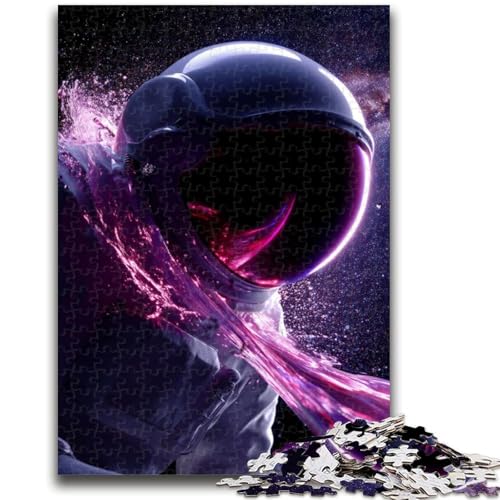 1000-teiliges Puzzle für Jugendliche und Erwachsene, Astronaut, Spielzeug, Lernspiele, stressabbauende Wanddekoration, 26x38cm von ZKYUBEK