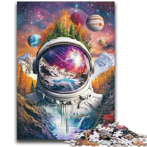 1000-teiliges Puzzle für Jugendliche und Erwachsene, Astronautenberge, Spielzeug, Lernspiele, stressabbauende Wanddekoration, 50x75cm von ZKYUBEK