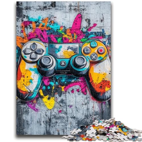 1000-teiliges Puzzle für Jugendliche und Erwachsene, Graffiti-Spiel, Spielzeug, Lernspiele, stressabbauende Wanddekoration, 26x38cm von ZKYUBEK
