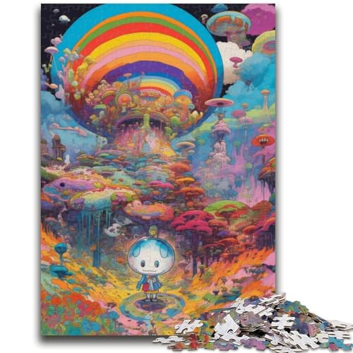 1000-teiliges Puzzle für Teenager, Astronaut, anspruchsvolles Spiel und Familienspiel, ganze Familie, 50x75cm von ZKYUBEK