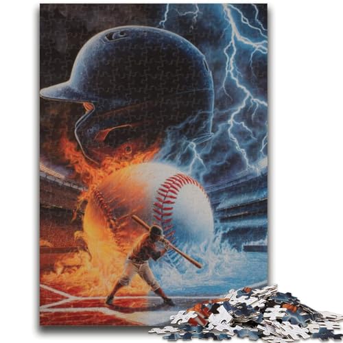 1000-teiliges Puzzle für Teenager, Baseball-Sport, Lernspielzeug, einzigartige Geburtstags- und Geschenkideen für Kinder ab 14 Jahren, 26x38cm 1000-teiliges Puzzle für Teenager, Baseball-Sport, Lernspielzeug, einzigartige Geburtstags- und Geschenkideen für Kinder ab 14 Jahren, 26x38cm von ZKYUBEK