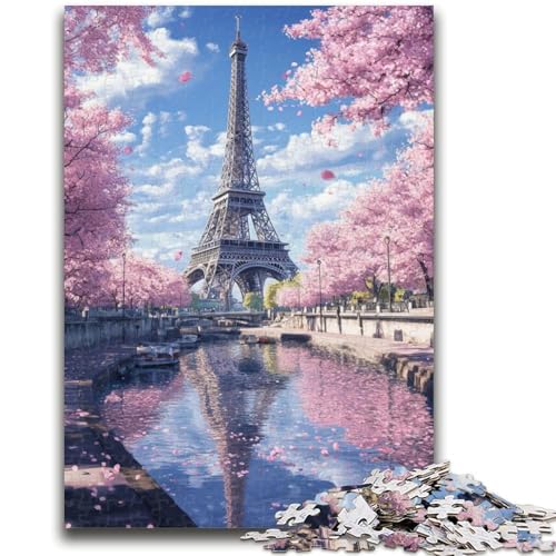 1000-teiliges Puzzle für Teenager, Eiffelturm, anspruchsvolles Spiel und Familienspiel, ganze Familie, 26x38cm 1000-teiliges Puzzle für Teenager, Eiffelturm, anspruchsvolles Spiel und Familienspiel, ganze Familie, 26x38cm von ZKYUBEK