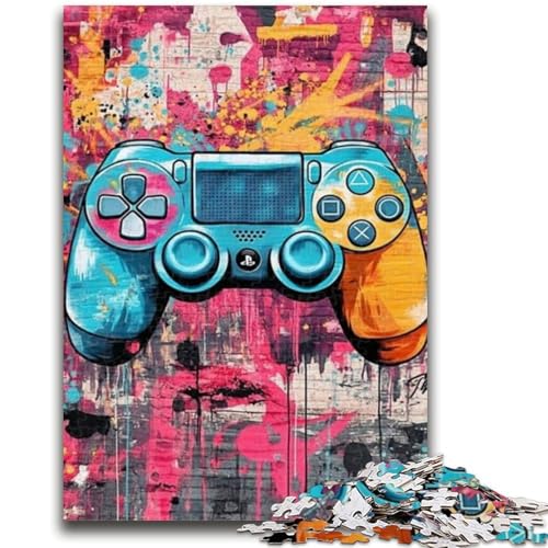 1000-teiliges Puzzle für Teenager, Graffiti-Spiel, Lernspielzeug für Kinder und Jugendliche, ganze Familie, ab 14 Jahren, 50x75cm von ZKYUBEK
