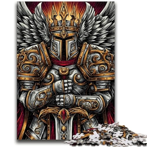 1000-teiliges Puzzle für Teenager, Krieger, anspruchsvolles Spiel und Familienspiel, ganze Familie, 26x38cm von ZKYUBEK