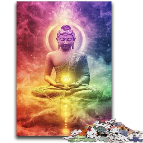 1000-teiliges Puzzle für Teenager, Regenbogen-Buddha, anspruchsvolles Spiel und Familienspiel, ganze Familie, 50x75cm 1000-teiliges Puzzle für Teenager, Regenbogen-Buddha, anspruchsvolles Spiel und Familienspiel, ganze Familie, 50x75cm von ZKYUBEK