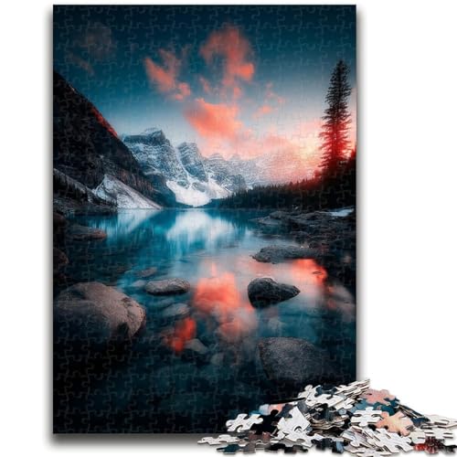 1000-teiliges Puzzle für Teenager, wunderschöne Berge und Seen, für Lernspiele, Herausforderungsspielzeug, einzigartige Heimdekoration und Geschenke, 26x38cm 1000-teiliges Puzzle für Teenager, wunderschöne Berge und Seen, für Lernspiele, Herausforderungsspielzeug, einzigartige Heimdekoration und Geschenke, 26x38cm von ZKYUBEK