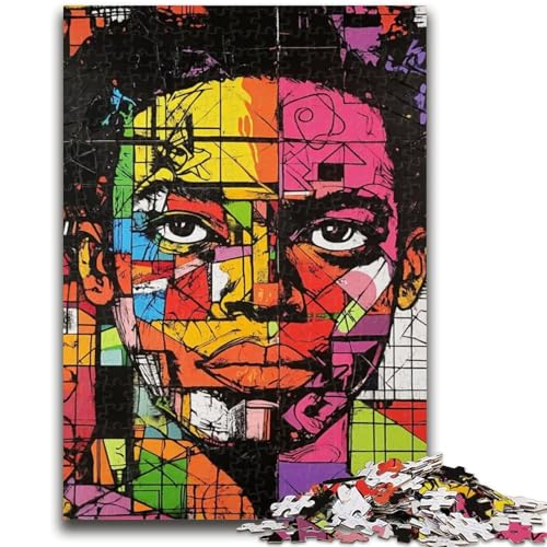 1000-teiliges Puzzle im Basquiat-Stil für Erwachsene und Jugendliche, anspruchsvolles Spiel und Lernspiel für die ganze Familie zum Geburtstag, Weihnachten, 50x75cm 1000-teiliges Puzzle im Basquiat-Stil für Erwachsene und Jugendliche, anspruchsvolles Spiel und Lernspiel für die ganze Familie zum Geburtstag, Weihnachten, 50x75cm von ZKYUBEK