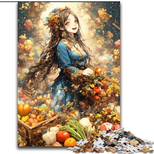 1000-teiliges Puzzle mit Anime-Mädchen, Holzpuzzle, 50x75cm, anspruchsvolles Denkspiel – entspannendes Spielzeug für Teenager 1000-teiliges Puzzle mit Anime-Mädchen, Holzpuzzle, 50x75cm, anspruchsvolles Denkspiel – entspannendes Spielzeug für Teenager von ZKYUBEK