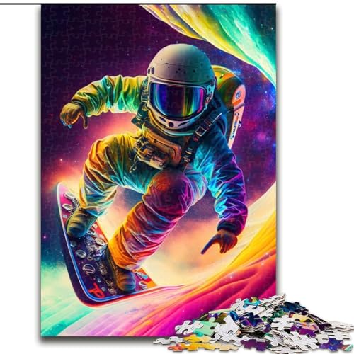 1000-teiliges Puzzle mit Astronautenmotiv für Erwachsene, Größe 26x38cm, Denkspiel für Teenager 1000-teiliges Puzzle mit Astronautenmotiv für Erwachsene, Größe 26x38cm, Denkspiel für Teenager von ZKYUBEK