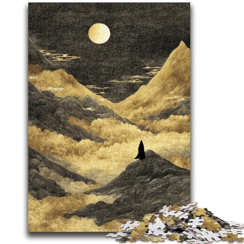 1000-teiliges Puzzle mit Bergen im japanischen Stil, für Kinder ab 14 Jahren, Lernspiel, Herausforderung, Spielzeug, Geschenk zum Geburtstag, 26x38cm 1000-teiliges Puzzle mit Bergen im japanischen Stil, für Kinder ab 14 Jahren, Lernspiel, Herausforderung, Spielzeug, Geschenk zum Geburtstag, 26x38cm von ZKYUBEK