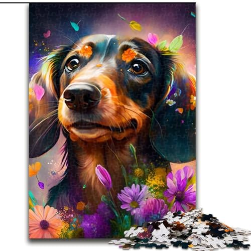 1000-teiliges Puzzle mit Blumendackel, Größe 50x75cm, anspruchsvolles Denkspiel für Teenager, unterhaltsames interaktives Spiel für die ganze Familie 1000-teiliges Puzzle mit Blumendackel, Größe 50x75cm, anspruchsvolles Denkspiel für Teenager, unterhaltsames interaktives Spiel für die ganze Familie von ZKYUBEK
