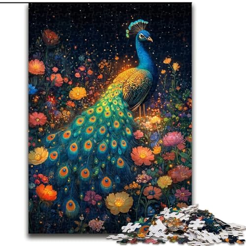 1000-teiliges Puzzle mit Pfauenmotiv, 50x75cm, Familie und Freunde, geeignet für Kinder ab 14 Jahren 1000-teiliges Puzzle mit Pfauenmotiv, 50x75cm, Familie und Freunde, geeignet für Kinder ab 14 Jahren von ZKYUBEK