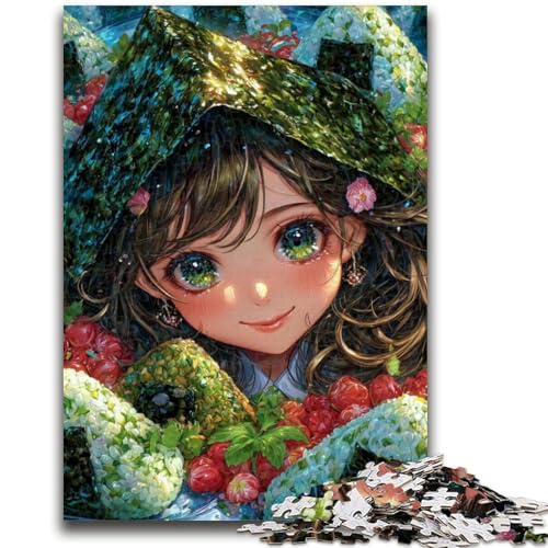 Anime-Mädchen-Puzzles für Teenager, 1000 Puzzles, pädagogisches Familienspiel, geeignet für die Schreibtischdekoration, 50x75cm von ZKYUBEK