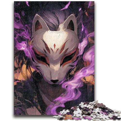 Anime-Puzzle mit Fuchsmaske für Jungen, 1000 Teile, anspruchsvolles Spiel und Familienspiel, Geburtstagsgeschenk, Geschenke, Wandkunst, 26x38cm Anime-Puzzle mit Fuchsmaske für Jungen, 1000 Teile, anspruchsvolles Spiel und Familienspiel, Geburtstagsgeschenk, Geschenke, Wandkunst, 26x38cm von ZKYUBEK