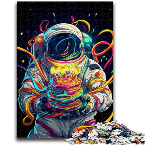 Astronauten-Geburtstags-Puzzle 1000 Teile für Erwachsene, Geschenke, Lernspiele, Heimdekoration, einzigartige Heimdekoration und Geschenke, 50x75cm Astronauten-Geburtstags-Puzzle 1000 Teile für Erwachsene, Geschenke, Lernspiele, Heimdekoration, einzigartige Heimdekoration und Geschenke, 50x75cm von ZKYUBEK