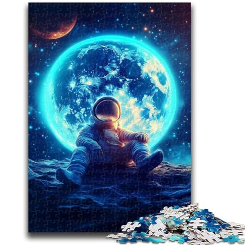 Astronauten-Puzzle 1000 Teile für Teenager ab 14 Jahren, Denksportaufgaben, Familienspiele, Weihnachts- und Geburtstagsgeschenke, 50x75cm von ZKYUBEK