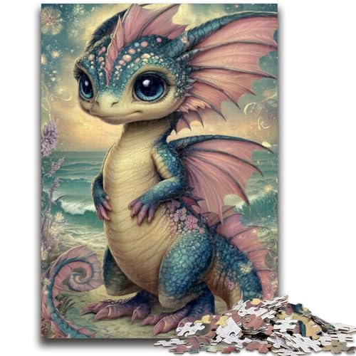 Baby-Drachen-Puzzles für Erwachsene und Jugendliche, geeignet für Kinder ab 14 Jahren. Familienspaß ganze Familie. 50x75cm Baby-Drachen-Puzzles für Erwachsene und Jugendliche, geeignet für Kinder ab 14 Jahren. Familienspaß ganze Familie. 50x75cm von ZKYUBEK