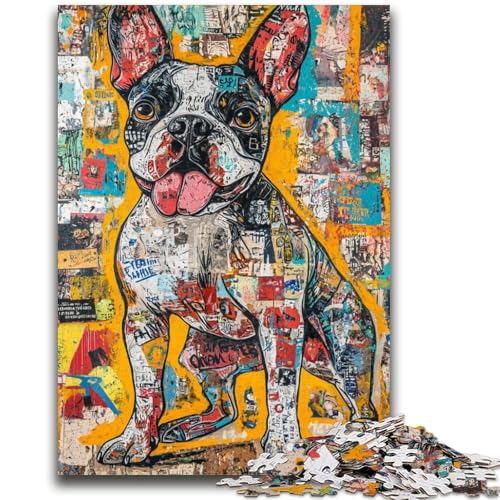 Boxer-Hunde-Puzzle für Teenager, 1000 Teile, für Alter 14+, lustige Spiele, lustige Aktivitäten zu Hause, Geburtstagsgeschenke, Reisegeschenke, 26x38cm Boxer-Hunde-Puzzle für Teenager, 1000 Teile, für Alter 14+, lustige Spiele, lustige Aktivitäten zu Hause, Geburtstagsgeschenke, Reisegeschenke, 26x38cm von ZKYUBEK