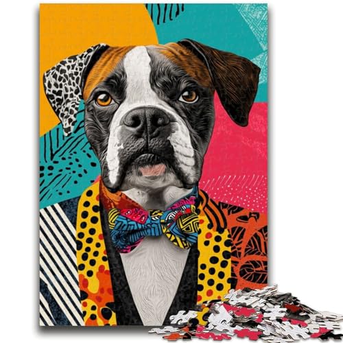 Boxer-Hunde-Puzzle für Teenager, 1000 Teile, lustige Spiele für die ganze Familie, lustige Aktivitäten zu Hause, Geburtstagsgeschenk, Reisegeschenke, 50x75cm Boxer-Hunde-Puzzle für Teenager, 1000 Teile, lustige Spiele für die ganze Familie, lustige Aktivitäten zu Hause, Geburtstagsgeschenk, Reisegeschenke, 50x75cm von ZKYUBEK