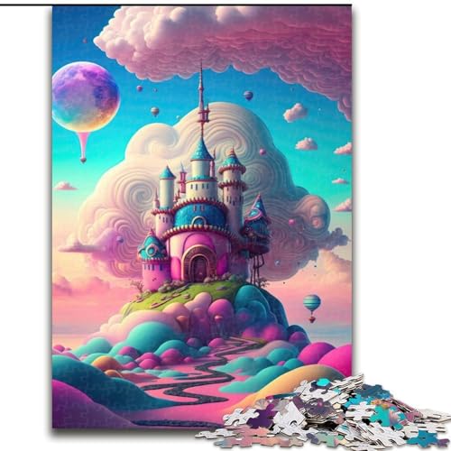 Candyland-Puzzle für Kinderzimmer, Kartonpuzzle, Größe 26x38cm, anspruchsvolles Denkspiel, Familienaktivität, Heimdekoration von ZKYUBEK