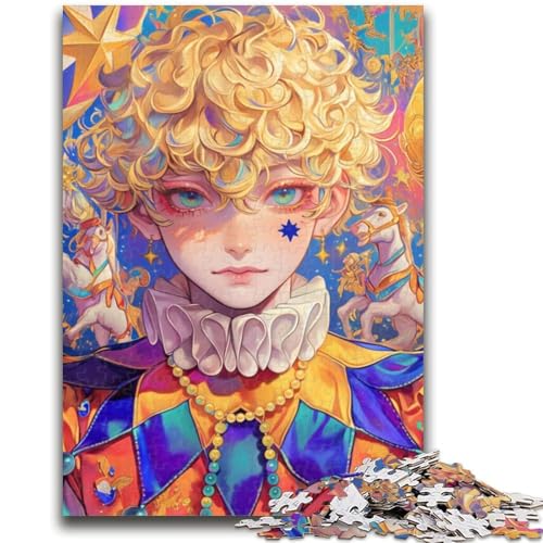 Clown Boy Puzzle für Teenager 1000 Teile, anspruchsvolles Spiel und Familienspiel Lernspiel für Geburtstag, Weihnachten 26x38cm von ZKYUBEK