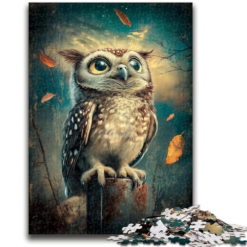 Eulen-Puzzle für Teenager, 1000 Teile, Lernspiele, Heimdekoration, Geschenk für die ganze Familie, 26x38cm Eulen-Puzzle für Teenager, 1000 Teile, Lernspiele, Heimdekoration, Geschenk für die ganze Familie, 26x38cm von ZKYUBEK