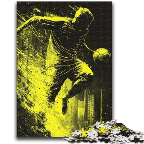 Fußballspieler-Puzzle 1000 Teile für Teenager ab 14 Jahren, Denksportaufgaben, Familienspiele, Weihnachts- und Geburtstagsgeschenke, 50x75cm Fußballspieler-Puzzle 1000 Teile für Teenager ab 14 Jahren, Denksportaufgaben, Familienspiele, Weihnachts- und Geburtstagsgeschenke, 50x75cm von ZKYUBEK