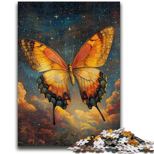 Galaxy Butterfly Puzzles für Erwachsene und Jugendliche, pädagogisches Stressabbau-Spielzeug, ganze Familie, 26x38cm von ZKYUBEK