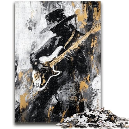 Gitarre Spielen, Ölgemälde, 1000-teiliges Puzzle für Erwachsene und Jugendliche, anspruchsvolles Spiel und Familienspiel, Eltern-Kind-Interaktion, 50x75cm Gitarre Spielen, Ölgemälde, 1000-teiliges Puzzle für Erwachsene und Jugendliche, anspruchsvolles Spiel und Familienspiel, Eltern-Kind-Interaktion, 50x75cm von ZKYUBEK