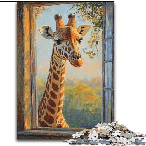 JigsawPuzzle 1000 Teile für Erwachsene Giraffe Holzpuzzle 26X38CM Denksportspiel für Teenager JigsawPuzzle 1000 Teile für Erwachsene Giraffe Holzpuzzle 26X38CM Denksportspiel für Teenager von ZKYUBEK