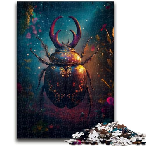 Käfer-Puzzle für Teenager, 1000 Teile, anspruchsvolles Spiel und Lernspiel für die ganze Familie zum Geburtstag, Weihnachten, 26x38cm von ZKYUBEK