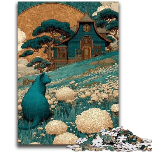 Katzen-Puzzle, 1000 Teile, für Erwachsene ab 14 Jahren, Heimdekoration, Familienspiele, Weihnachts- und Geburtstagsgeschenke, 26x38cm Katzen-Puzzle, 1000 Teile, für Erwachsene ab 14 Jahren, Heimdekoration, Familienspiele, Weihnachts- und Geburtstagsgeschenke, 26x38cm von ZKYUBEK