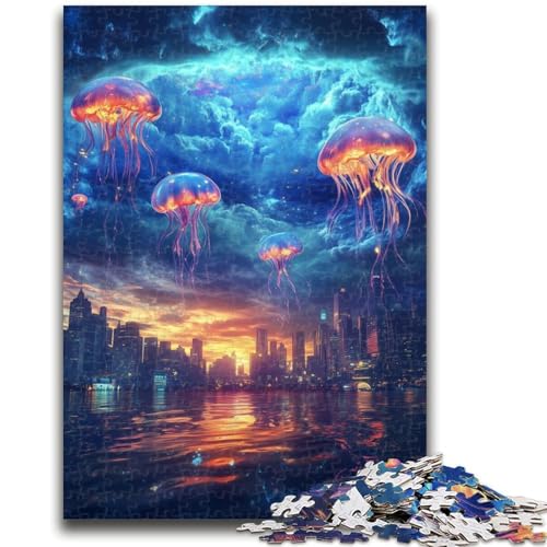 Kosmische Quallen-Puzzles für Erwachsene und Jugendliche, pädagogisches Stressabbau-Spielzeug, ganze Familie, 50x75cm Kosmische Quallen-Puzzles für Erwachsene und Jugendliche, pädagogisches Stressabbau-Spielzeug, ganze Familie, 50x75cm von ZKYUBEK