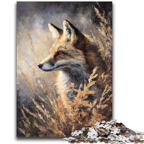 Magic Fox Puzzle für Teenager, 1000 Teile, anspruchsvolles Spiel und Lernspiel für die ganze Familie zum Geburtstag, Weihnachten, 26x38cm von ZKYUBEK