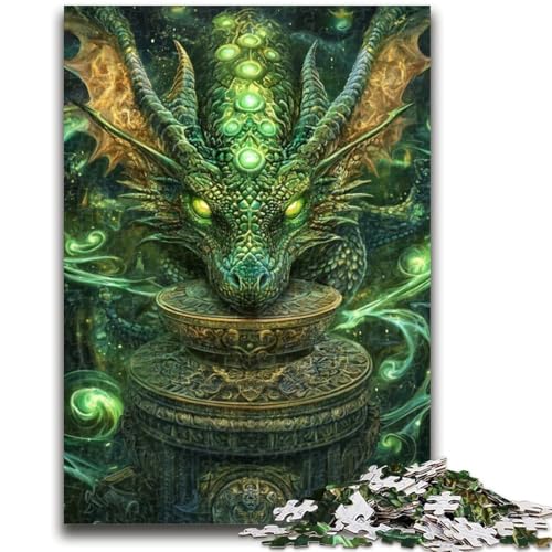 Magische Drachen-Puzzles für Erwachsene und Jugendliche, pädagogisches Stressabbau-Spielzeug, ganze Familie, 50x75cm Magische Drachen-Puzzles für Erwachsene und Jugendliche, pädagogisches Stressabbau-Spielzeug, ganze Familie, 50x75cm von ZKYUBEK