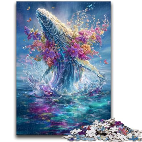Magischer Wal, 1000 Teile Puzzle für Erwachsene und Jugendliche, anspruchsvolles Spiel und Lernspiel für die ganze Familie zum Geburtstag, Weihnachten, 50x75cm Magischer Wal, 1000 Teile Puzzle für Erwachsene und Jugendliche, anspruchsvolles Spiel und Lernspiel für die ganze Familie zum Geburtstag, Weihnachten, 50x75cm von ZKYUBEK