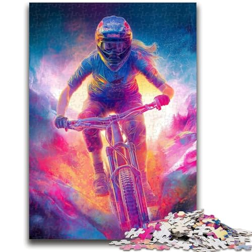 Mountainbike-Puzzle mit 1000 Teilen, anspruchsvolles Spiel und Familienspiel mit passendem Poster und Quizblatt, 50x75cm Mountainbike-Puzzle mit 1000 Teilen, anspruchsvolles Spiel und Familienspiel mit passendem Poster und Quizblatt, 50x75cm von ZKYUBEK