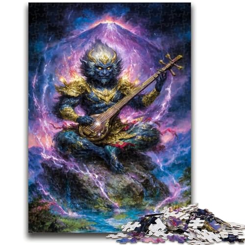 Mysteriöser Gott Puzzle für Erwachsene 1000 Teile, lustige Spiele Wanddekoration Einzigartige Geburtstags 50x75cm von ZKYUBEK