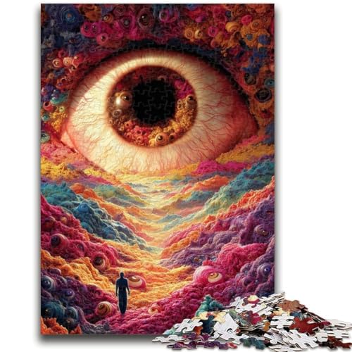 Mysteriöses Augen-Puzzle für Teenager, 1000 Teile, Lernspiele, Heimdekoration, Geschenk für die ganze Familie, 26x38cm Mysteriöses Augen-Puzzle für Teenager, 1000 Teile, Lernspiele, Heimdekoration, Geschenk für die ganze Familie, 26x38cm von ZKYUBEK