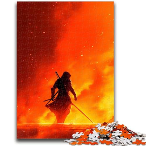 Ninja-Puzzle für Erwachsene, 1000 Teile, Stressabbau, schwierige Herausforderung für die Heimdekoration, für Kinder ab 14 Jahren, 50x75cm von ZKYUBEK
