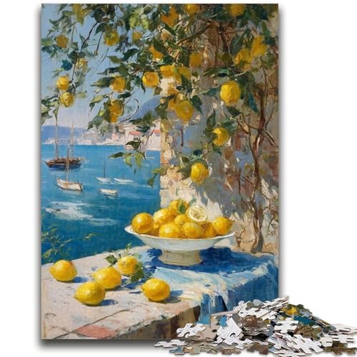 Ölgemälde-Kunstpuzzles für Erwachsene und Jugendliche, pädagogisches Stressabbau-Spielzeug, ganze Familie, 26x38cm von ZKYUBEK