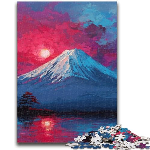 Ölgemälde-Puzzle mit dem Berg Fuji für Jugendliche, 1000 Teile, für Kinder ab 14 Jahren, lustige Spiele, lustige Aktivitäten zu Hause, Geburtstagsgeschenke, Reisegeschenke, 50x75cm Ölgemälde-Puzzle mit dem Berg Fuji für Jugendliche, 1000 Teile, für Kinder ab 14 Jahren, lustige Spiele, lustige Aktivitäten zu Hause, Geburtstagsgeschenke, Reisegeschenke, 50x75cm von ZKYUBEK