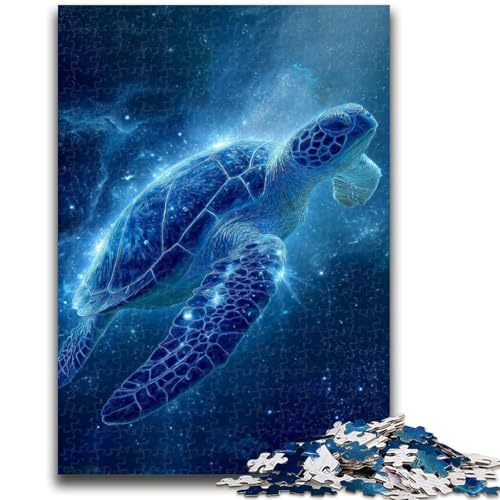Ozeanschildkröte 1000-teiliges Puzzle für Erwachsene und Jugendliche, anspruchsvolles Spiel und Lernspiel für die ganze Familie zum Geburtstag, Weihnachten, 26x38cm von ZKYUBEK