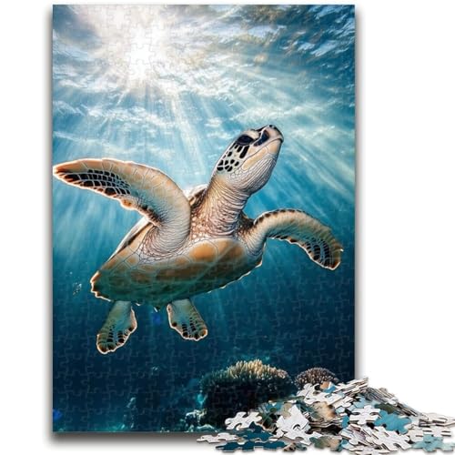 Ozeanschildkröte Puzzle 1000 Teile für Teenager ab 14 Jahren Denksportaufgaben Familienspiele Weihnachtsgeburtstagsgeschenke 50x75cm Ozeanschildkröte Puzzle 1000 Teile für Teenager ab 14 Jahren Denksportaufgaben Familienspiele Weihnachtsgeburtstagsgeschenke 50x75cm von ZKYUBEK